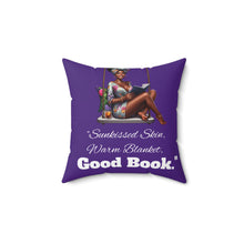 Load image into Gallery viewer, "Sunkissed Skin Reading Pillow