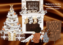 Load image into Gallery viewer, Christmas Card African American