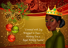 Load image into Gallery viewer, Christmas Card African American