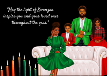 Load image into Gallery viewer, Christmas Card African American