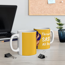 Load image into Gallery viewer, Throwing Sass Coffee Mug