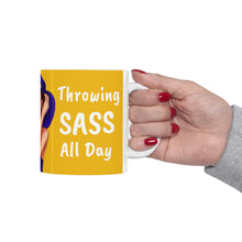 Load image into Gallery viewer, Throwing Sass Coffee Mug