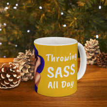Load image into Gallery viewer, Throwing Sass Coffee Mug