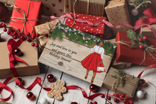 Load image into Gallery viewer, Christmas Card African American