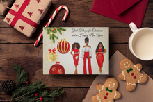 Load image into Gallery viewer, Christmas Card African American
