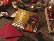 Load image into Gallery viewer, Christmas Card African American