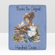 Load image into Gallery viewer, Initial Floral Book Lover Blanket (Copy)
