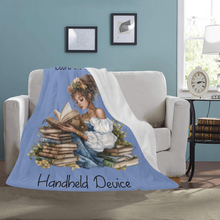 Load image into Gallery viewer, Initial Floral Book Lover Blanket (Copy)
