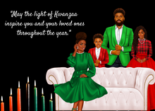 Load image into Gallery viewer, Christmas Card African American
