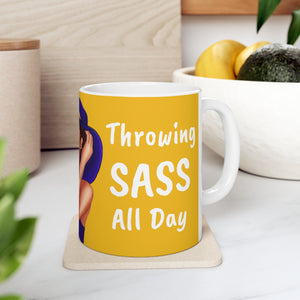 Throwing Sass Coffee Mug