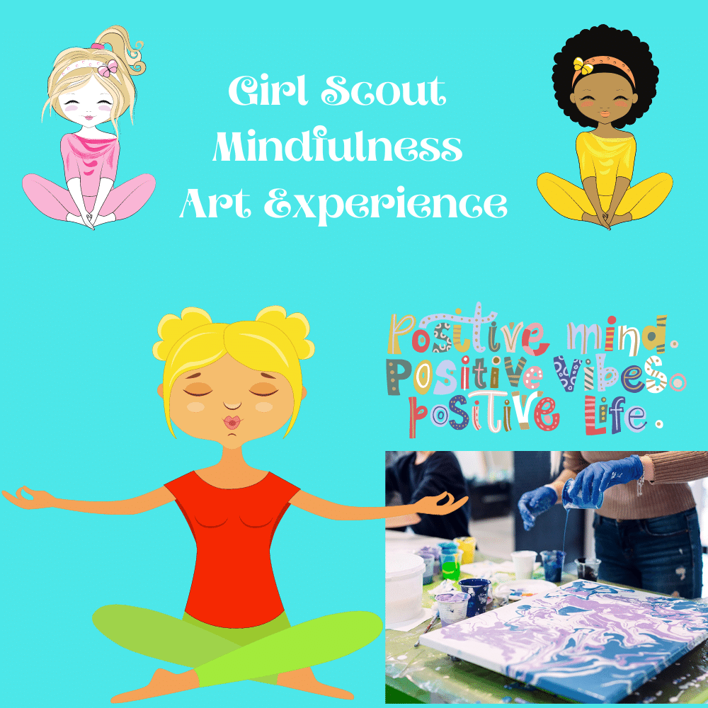 Girl Scout Mindfulness Painting Art Experience