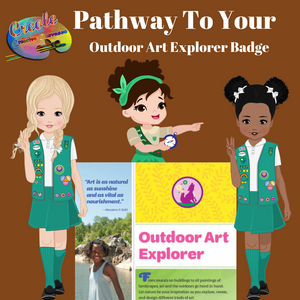 Pathway to the Outdoor Art Explorer Badge Experience Junior Scout