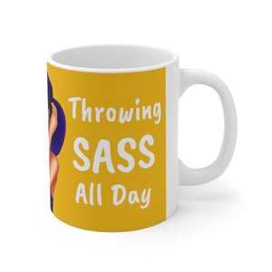 Throwing Sass Coffee Mug