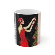Load image into Gallery viewer, Vintage Holiday Ceramic Mug 11oz
