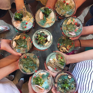 succulent terrarium workshop The Succulent Terrarium Workshop Experience